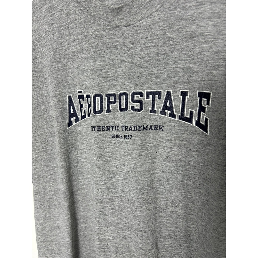 Vintage Y2K Aeropostale T-Shirt Mens L Gray Graphic Tee 90s grunge streetwear‎ - Picture 8 of 8